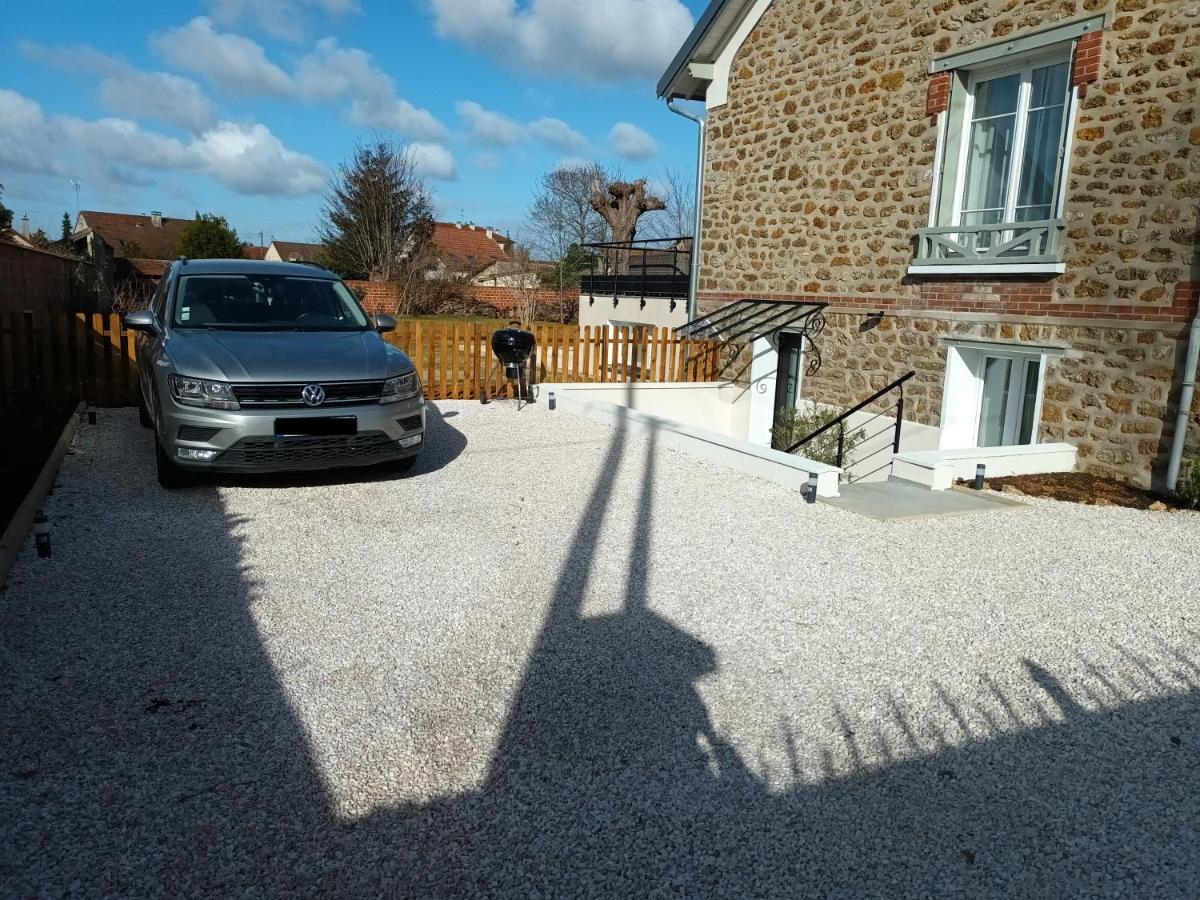 Calme Absolu, Terrasse Et Parking Entre Paris Et Disney Vaires-sur-Marne Exterior foto